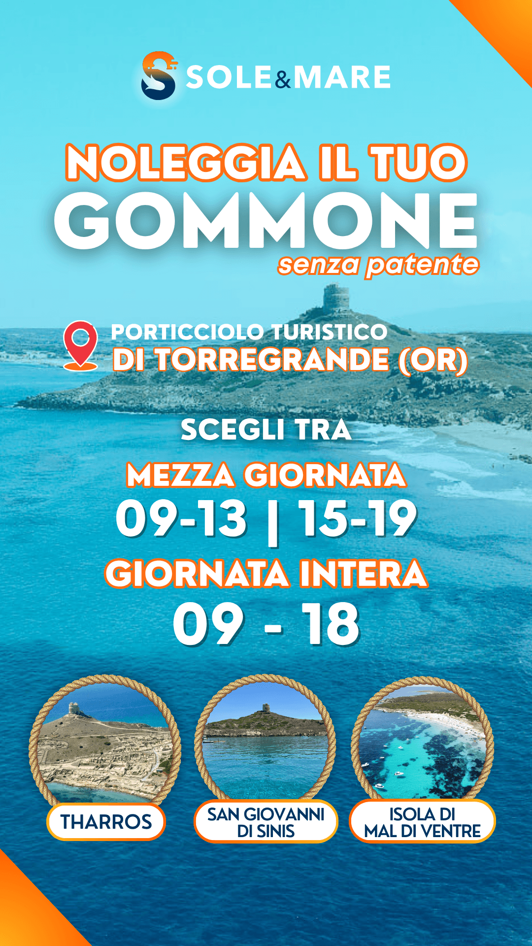 Noleggio gommoni oristano sole&mare (1)