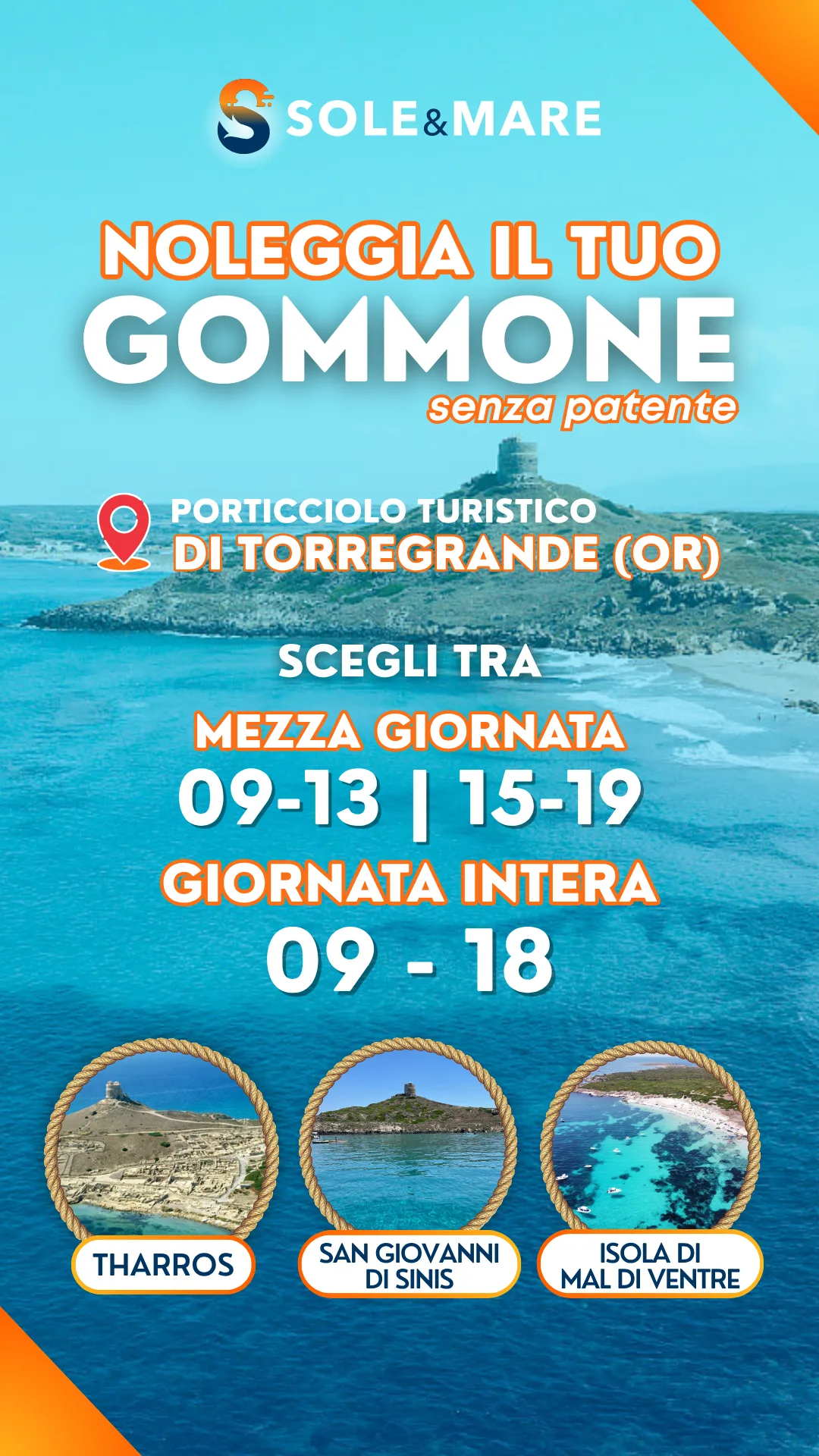 Noleggio gommoni oristano sole&mare (1)